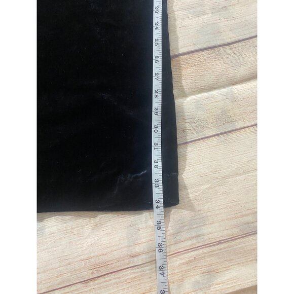 NWT Loft Women's Black Velvet The Peyton Trouser Casual Pants - 16 Tall - Picture 6 of 16